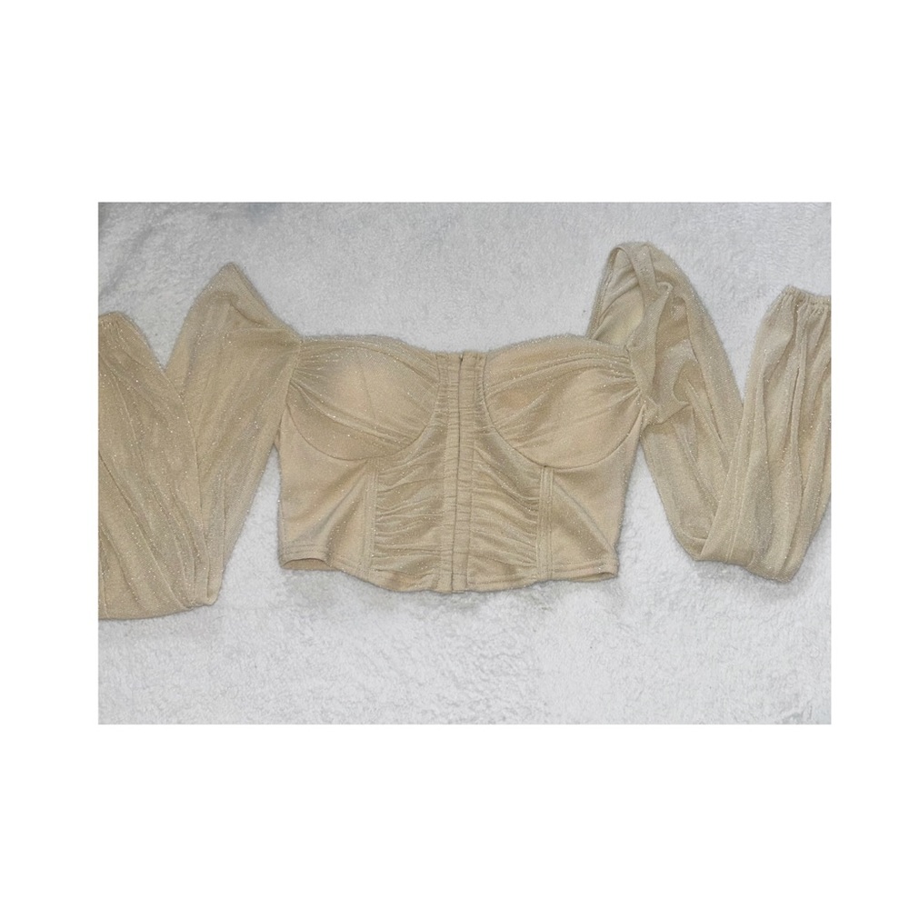 Corset Off The Shoulder Crop Top